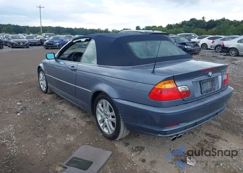 2003 BMW 330 from USA, damaged, VIN WBABS53423JU99409